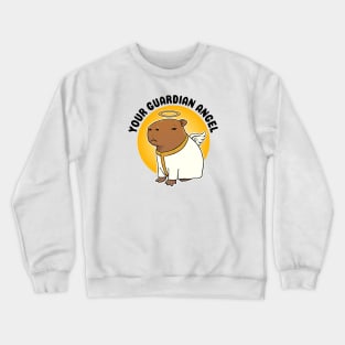 Your Guardian Angel Capybara Crewneck Sweatshirt